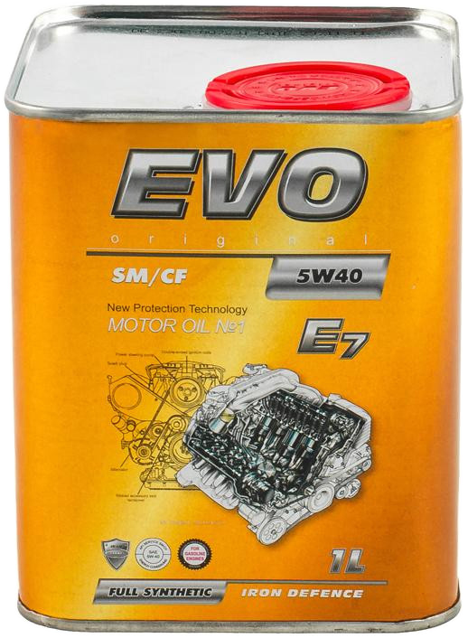 Олива моторна EVO E7 5W-40 1 л